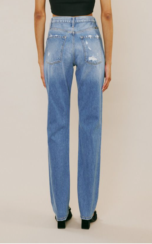 Ashe Ultra High Rise Straight Leg Kancan Jeans