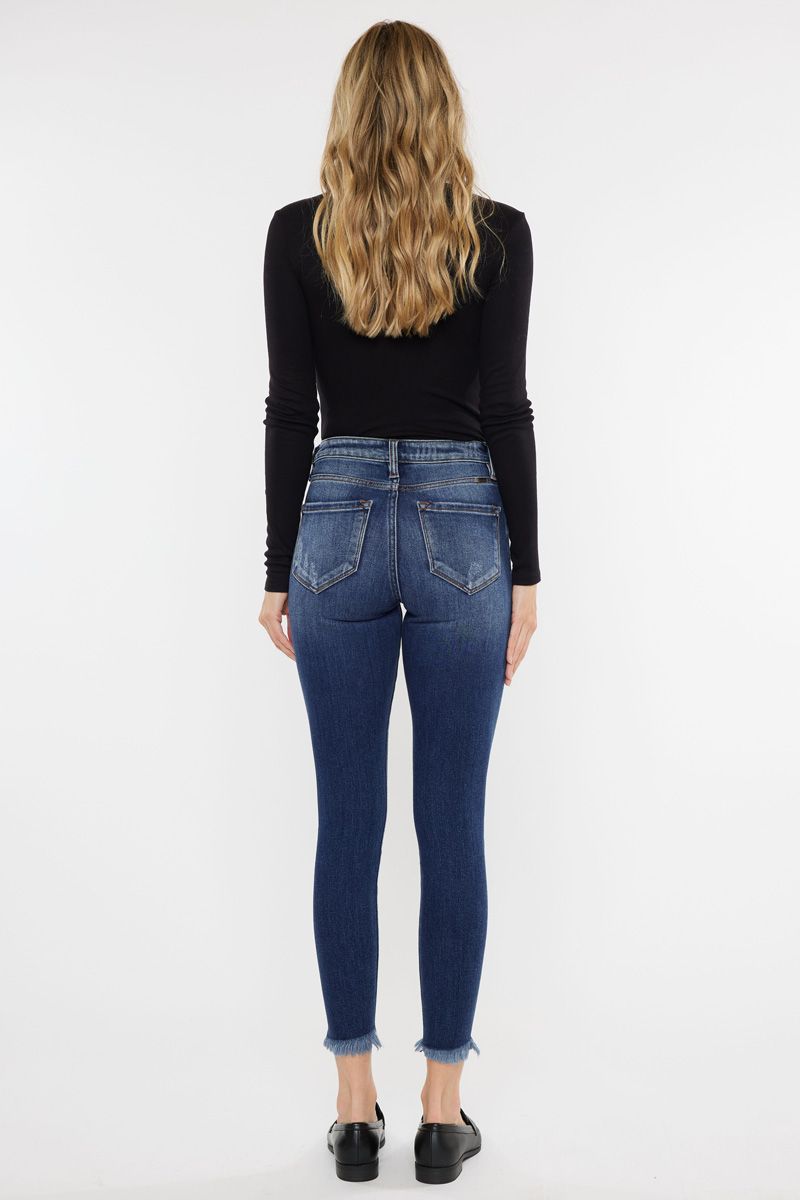 Leo High Rise Ankle Jeans