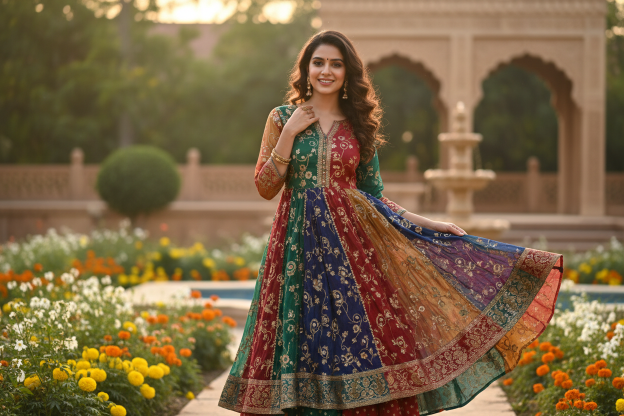 Young Indian woman in beautiful kurti